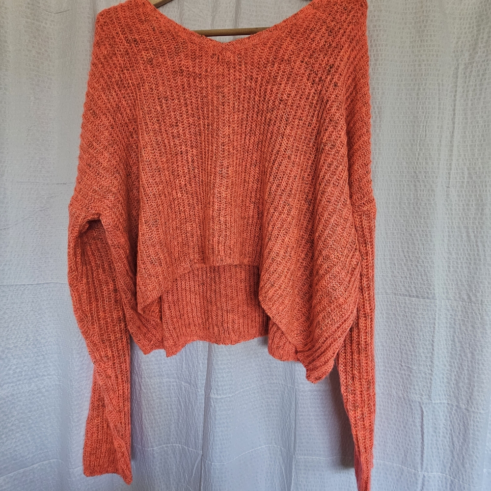 Cozy Coral Knit Sweater